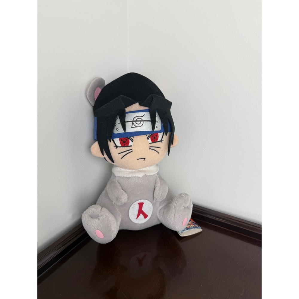 NWT BANPRESTO Naruto Itachi Uchiha Kigurumi Plush Toy Weasel 2006 Rare